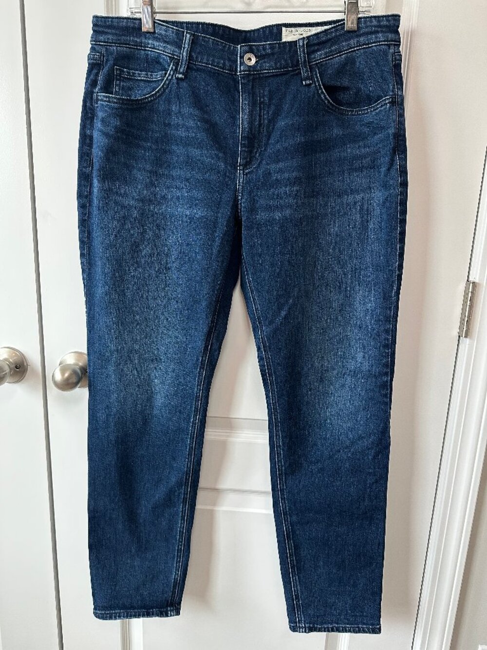 Rag & Bone Dylan Low Rise Boyfriend Jeans | Women's 32 | Dark Wash Premium Denim